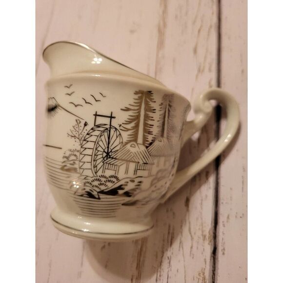 Vintage Kutani China . Tea Kettle, Creamer & Sugar bowl ( 3 pieces ) - Picture 4 of 14